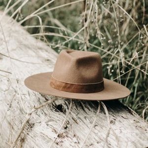 WEST VON Hallie Rancher Hat Cocoa M/L NWT